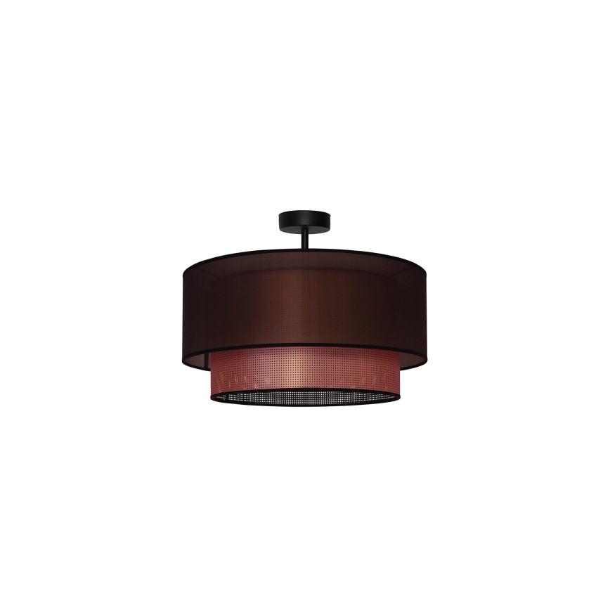 Duolla - Żyrandol natynkowy COPPER SHINY 1xE27/15W/230V śr. 45 cm brązowy/miedziany