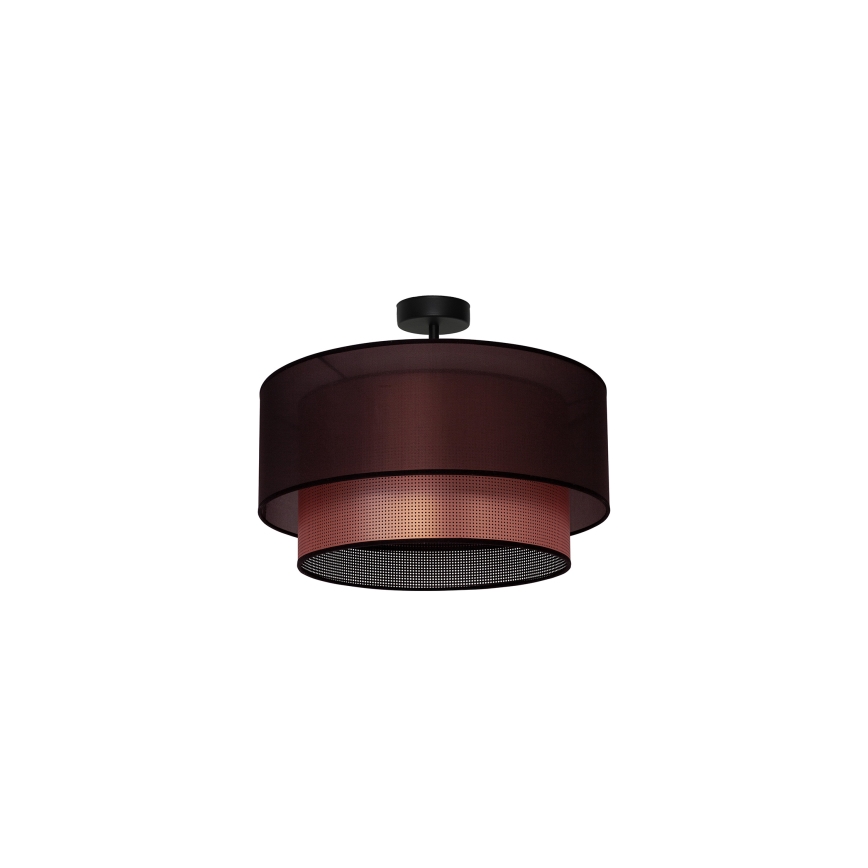 Duolla - Żyrandol natynkowy COPPER SHINY 1xE27/15W/230V śr. 45 cm brązowy/miedziany