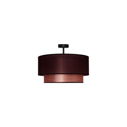 Duolla - Żyrandol natynkowy COPPER SHINY 1xE27/15W/230V śr. 45 cm brązowy/miedziany
