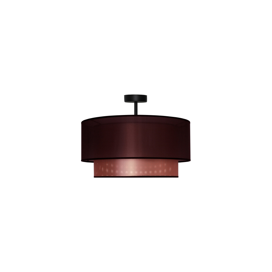 Duolla - Żyrandol natynkowy COPPER SHINY 1xE27/15W/230V śr. 45 cm brązowy/miedziany
