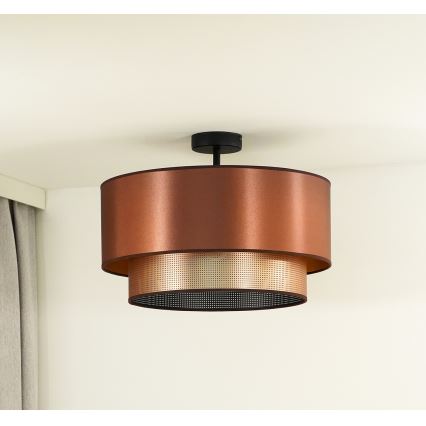 Duolla - Żyrandol natynkowy COPPER SHINY 1xE27/15W/230V śr. 45 cm miedziany