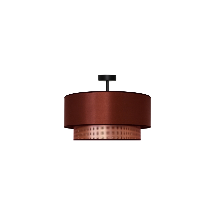 Duolla - Żyrandol natynkowy COPPER SHINY 1xE27/15W/230V śr. 45 cm miedziany