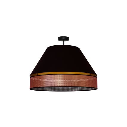 Duolla - Żyrandol natynkowy COPPER SHINY 1xE27/15W/230V śr. 60 cm czarny/miedziany