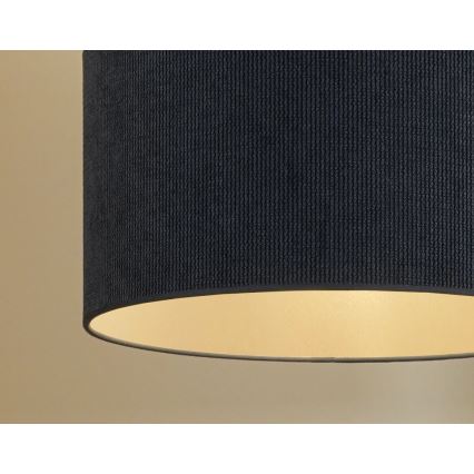 Duolla - Żyrandol natynkowy CORDUROY 1xE27/15W/230V ciemny śr. 40 cm niebieski