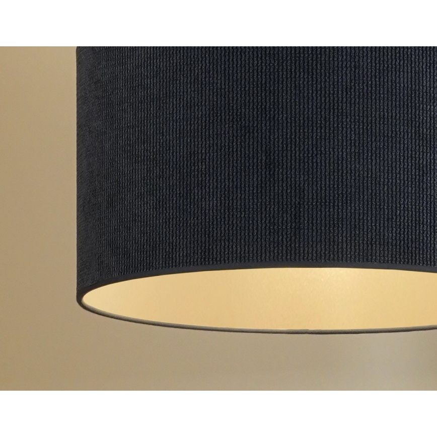 Duolla - Żyrandol natynkowy CORDUROY 1xE27/15W/230V ciemny śr. 40 cm niebieski