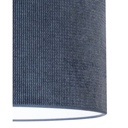Duolla - Żyrandol natynkowy CORDUROY 1xE27/15W/230V ciemny śr. 40 cm niebieski
