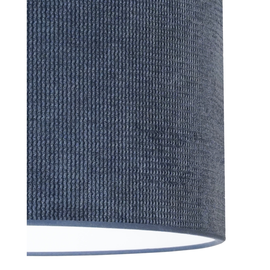 Duolla - Żyrandol natynkowy CORDUROY 1xE27/15W/230V ciemny śr. 40 cm niebieski