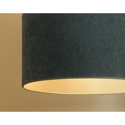 Duolla - Żyrandol natynkowy CORDUROY 1xE27/15W/230V jasny śr. 40 cm niebieski