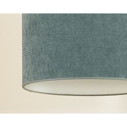 Duolla - Żyrandol natynkowy CORDUROY 1xE27/15W/230V jasny śr. 40 cm niebieski