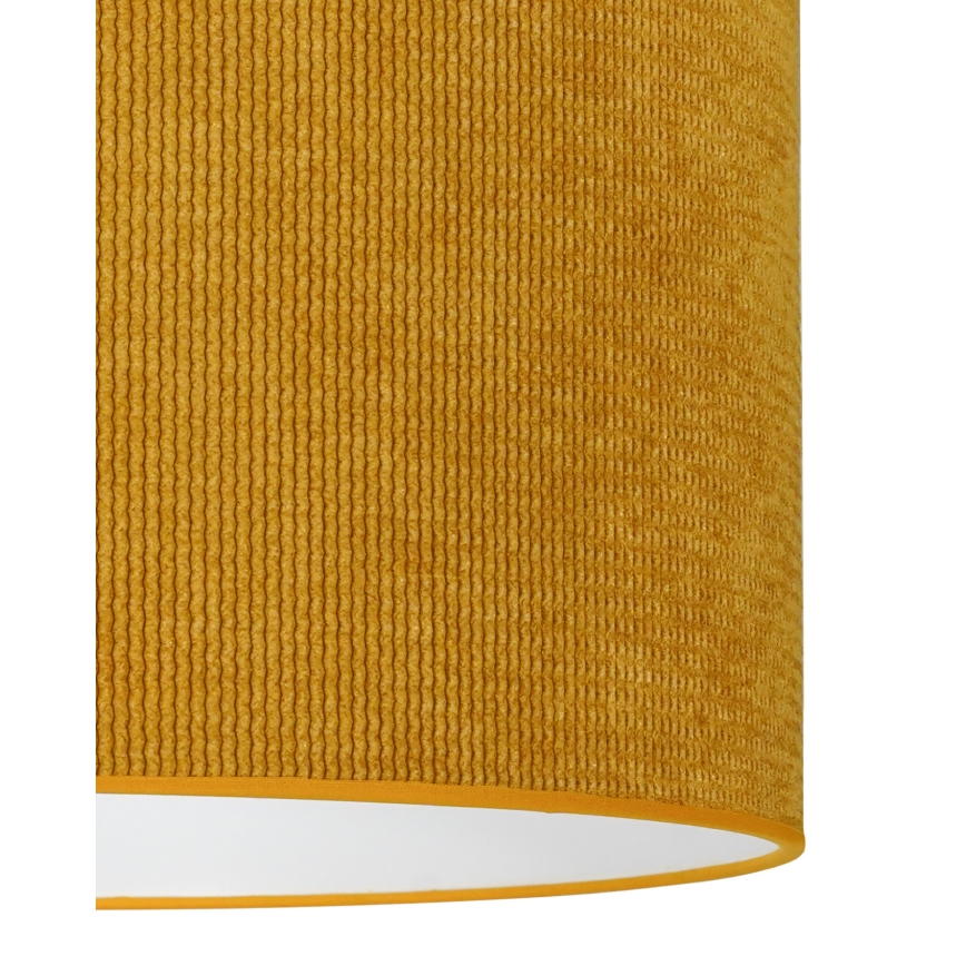 Duolla - Żyrandol natynkowy CORDUROY 1xE27/15W/230V śr. 40 cm żółty