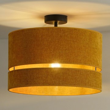 Duolla - Żyrandol natynkowy DOUBLE 1xE27/15W/230V śr. 40 cm pomarańczowy