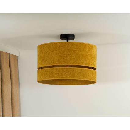 Duolla - Żyrandol natynkowy DOUBLE 1xE27/15W/230V śr. 40 cm pomarańczowy