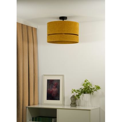 Duolla - Żyrandol natynkowy DOUBLE 1xE27/15W/230V śr. 40 cm pomarańczowy