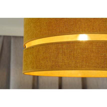 Duolla - Żyrandol natynkowy DOUBLE 1xE27/15W/230V śr. 40 cm pomarańczowy