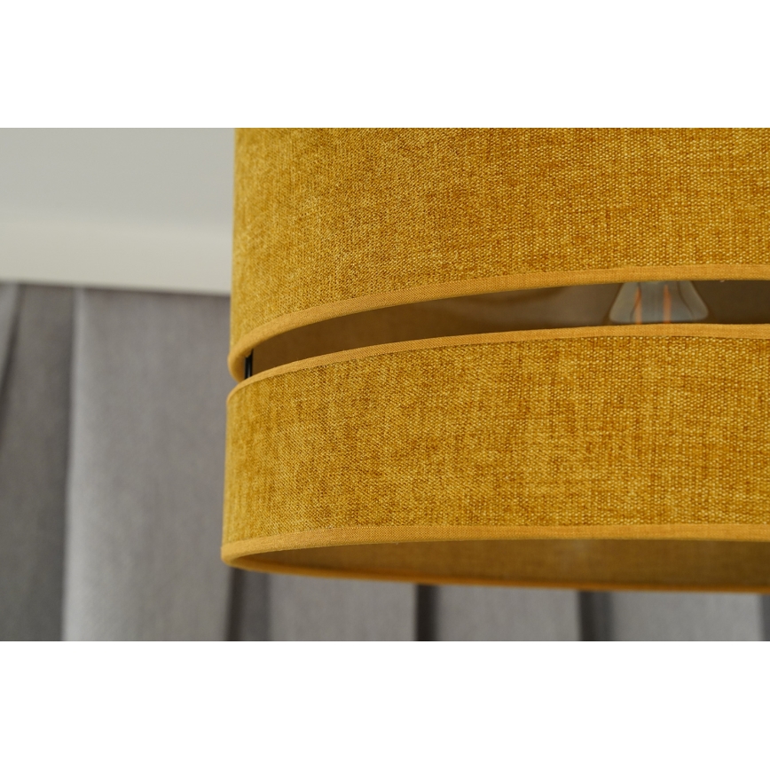 Duolla - Żyrandol natynkowy DOUBLE 1xE27/15W/230V śr. 40 cm pomarańczowy