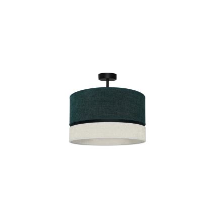 Duolla - Żyrandol natynkowy DOUBLE 1xE27/15W/230V śr. 40 cm zielony/szary