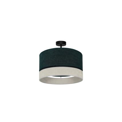 Duolla - Żyrandol natynkowy DOUBLE 1xE27/15W/230V śr. 40 cm zielony/szary