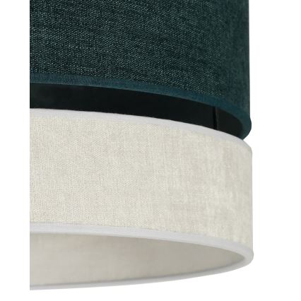 Duolla - Żyrandol natynkowy DOUBLE 1xE27/15W/230V śr. 40 cm zielony/szary