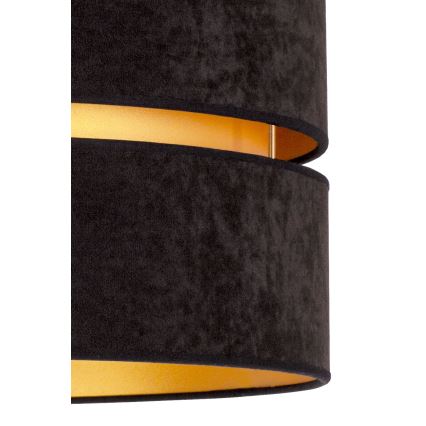 Duolla - Żyrandol natynkowy DUO 1xE27/15W/230V śr. 40 cm czarny/złoty