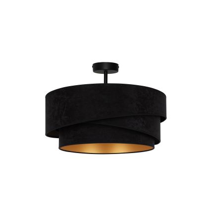 Duolla - Żyrandol natynkowy KOBO 1xE27/15W/230V śr. 45 cm czarny