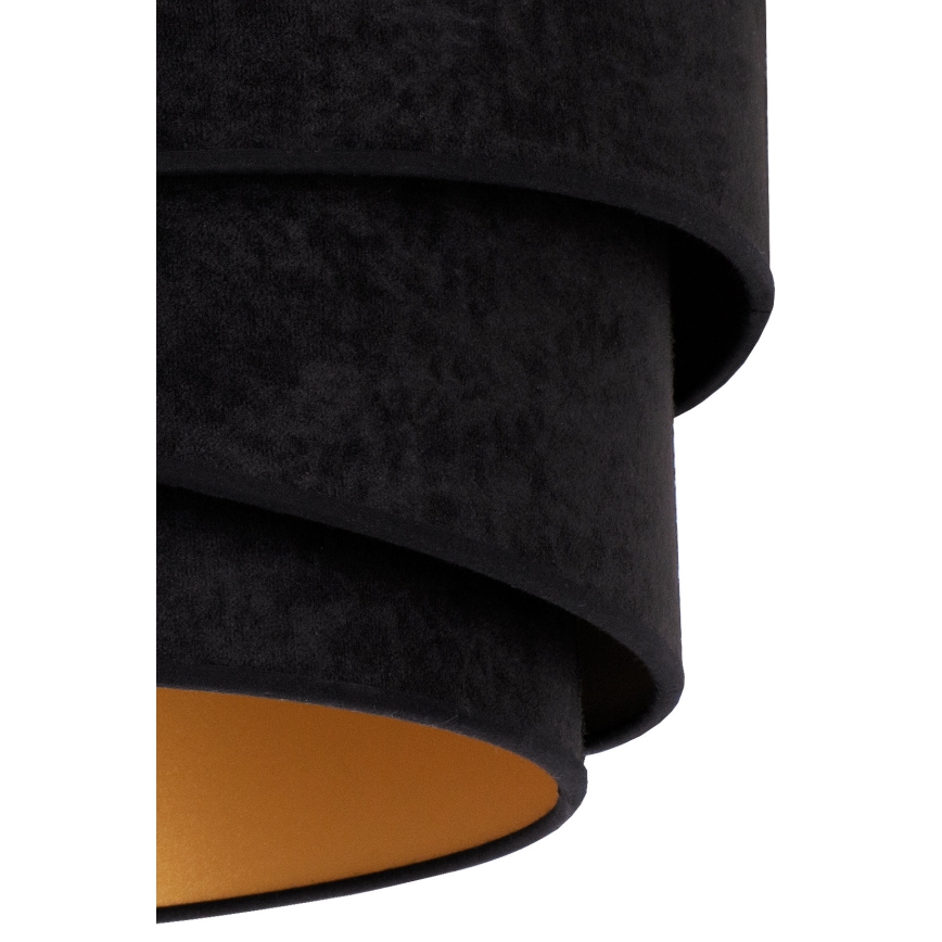 Duolla - Żyrandol natynkowy KOBO 1xE27/15W/230V śr. 45 cm czarny