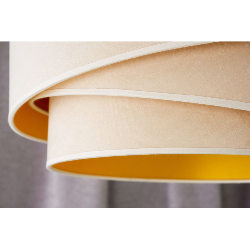 Duolla - Żyrandol natynkowy KOBO 1xE27/15W/230V śr. 45 cm kremowy