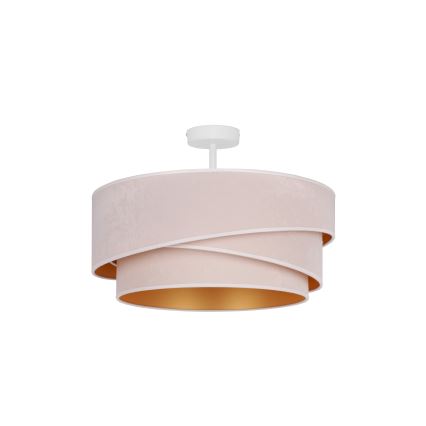 Duolla - Żyrandol natynkowy KOBO 1xE27/15W/230V śr. 45 cm kremowy