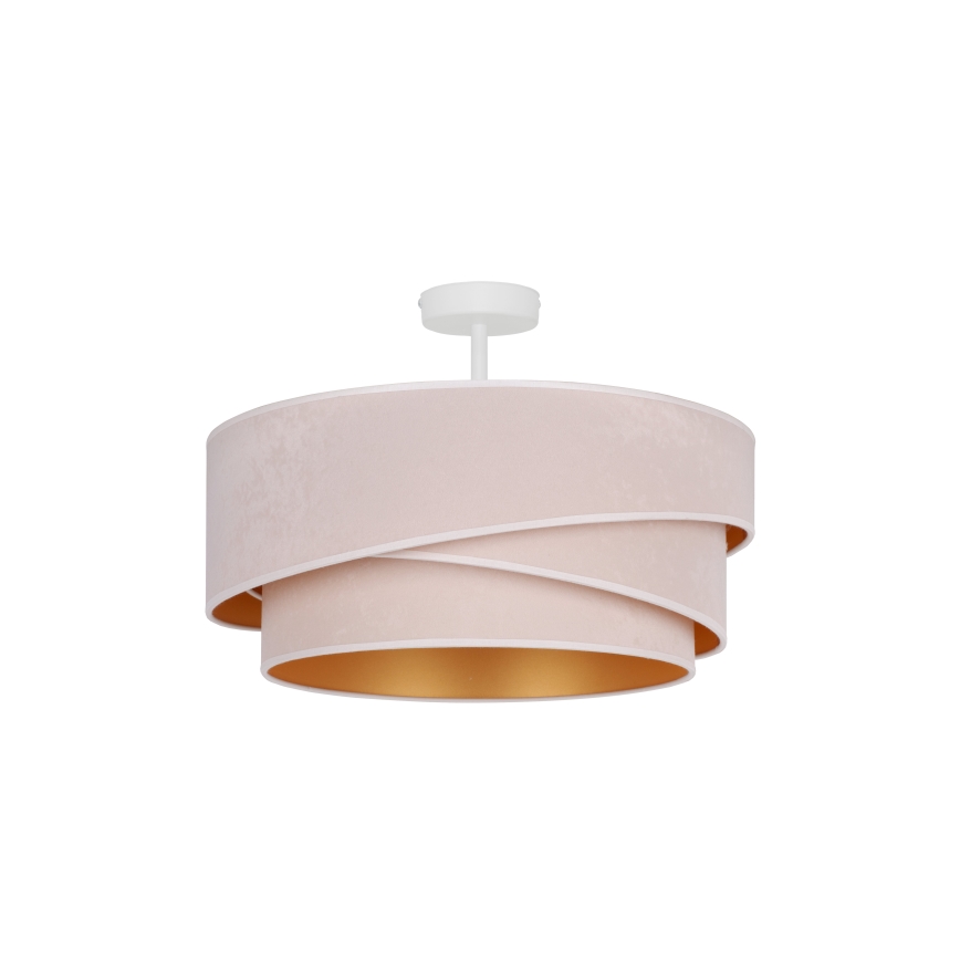 Duolla - Żyrandol natynkowy KOBO 1xE27/15W/230V śr. 45 cm kremowy