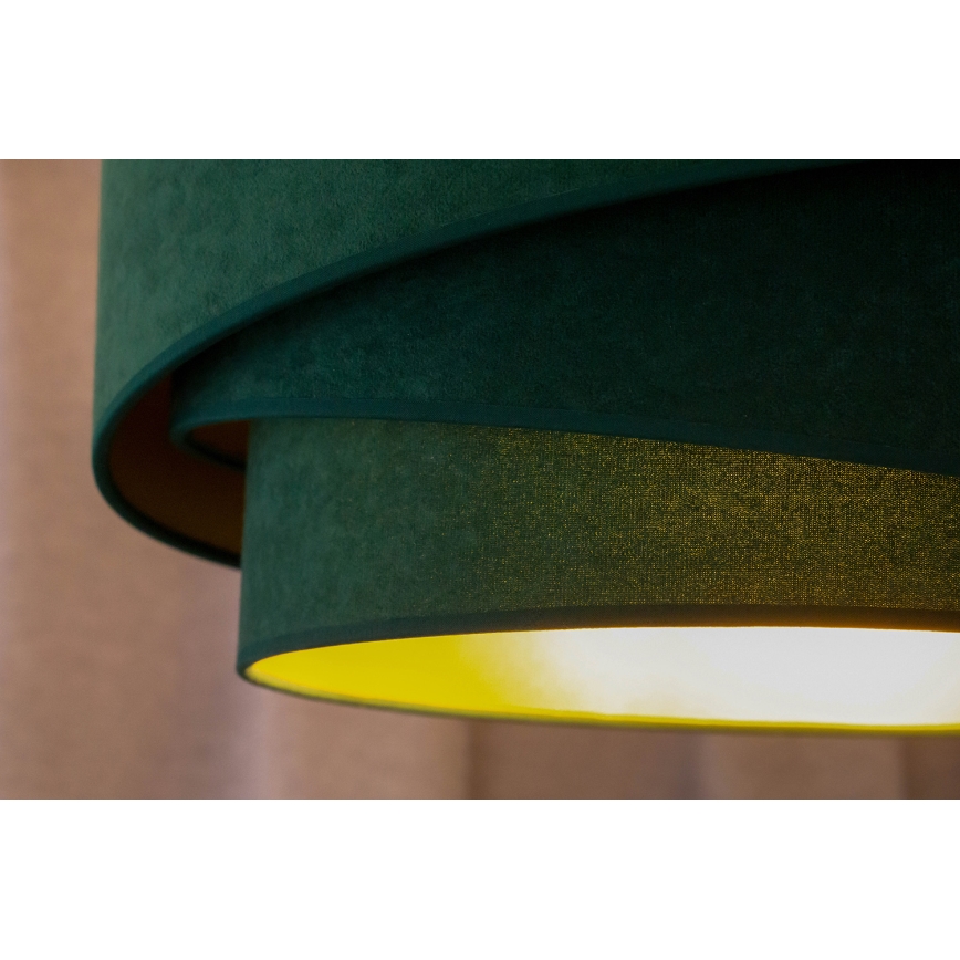 Duolla - Żyrandol natynkowy KOBO 1xE27/15W/230V śr. 45 cm zielony