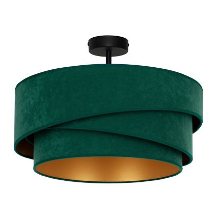 Duolla - Żyrandol natynkowy KOBO 1xE27/15W/230V śr. 45 cm zielony