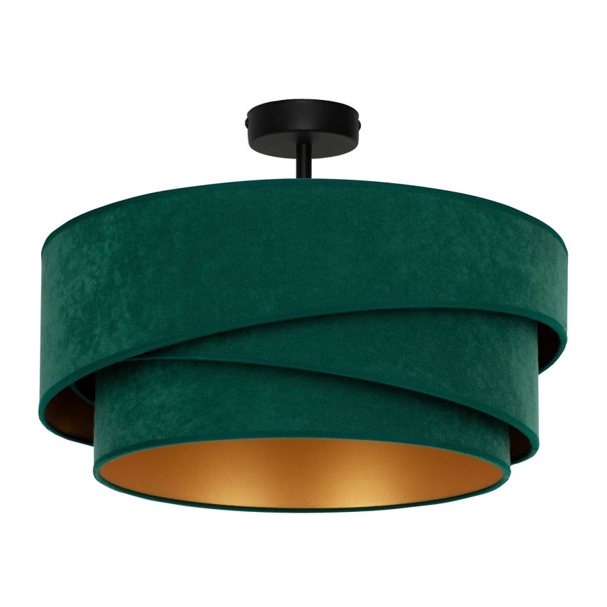 Duolla - Żyrandol natynkowy KOBO 1xE27/15W/230V śr. 45 cm zielony