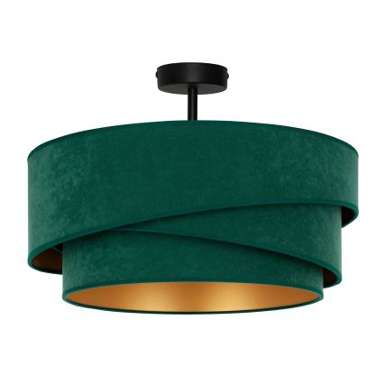 Duolla - Żyrandol natynkowy KOBO 1xE27/15W/230V śr. 45 cm zielony