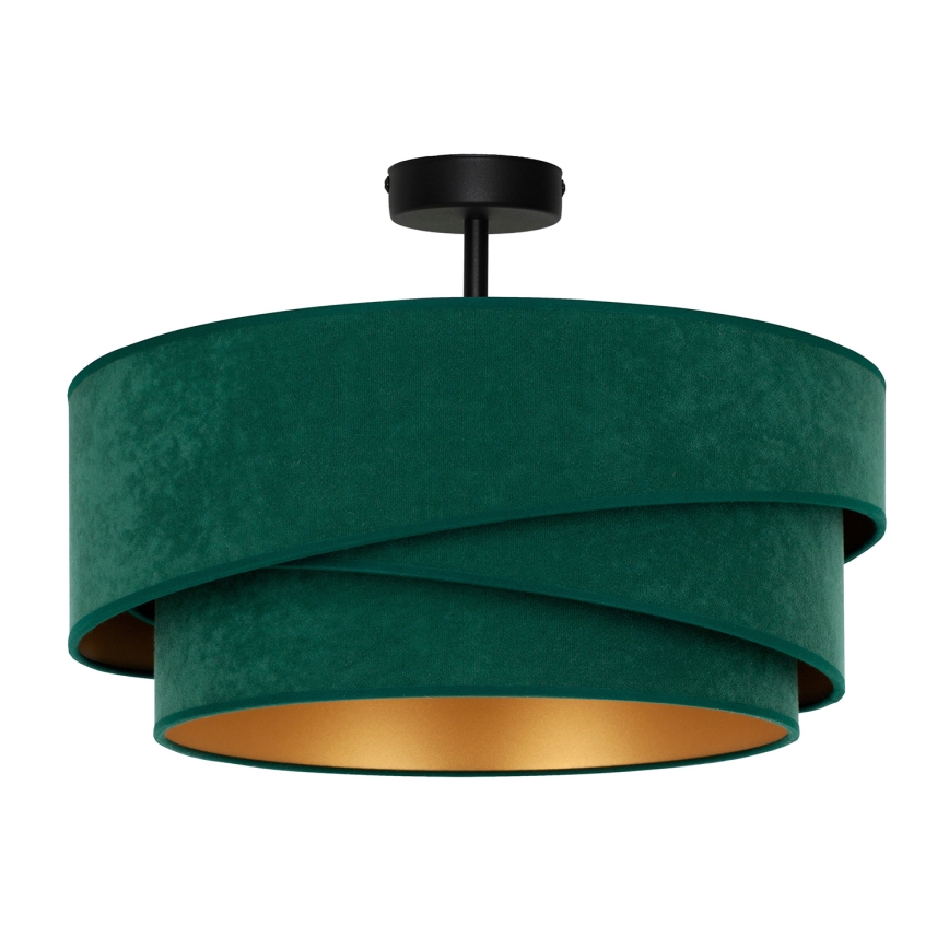 Duolla - Żyrandol natynkowy KOBO 1xE27/15W/230V śr. 45 cm zielony