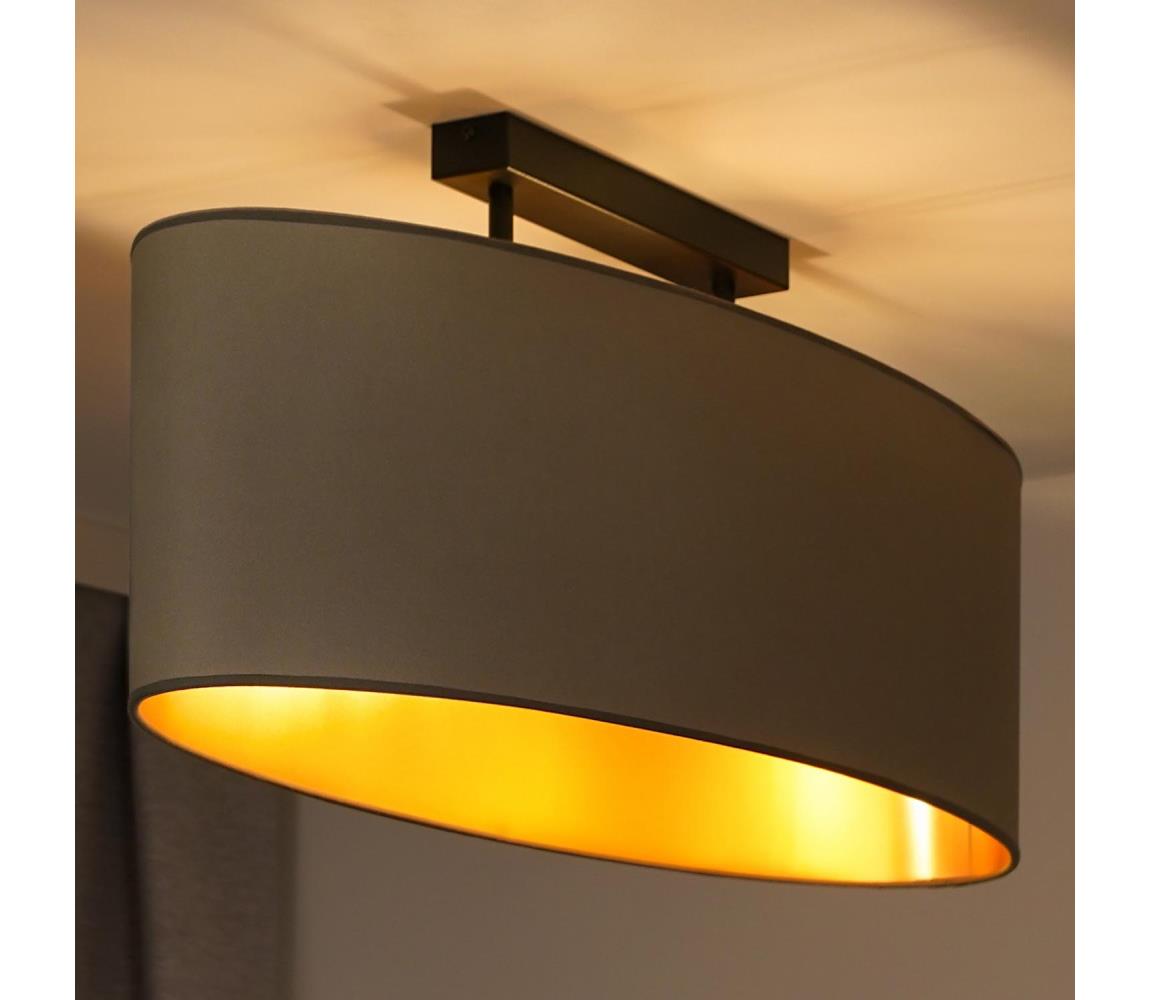- Żyrandol natynkowy OVAL VEGAN 2xE27/15W/230V beżowy