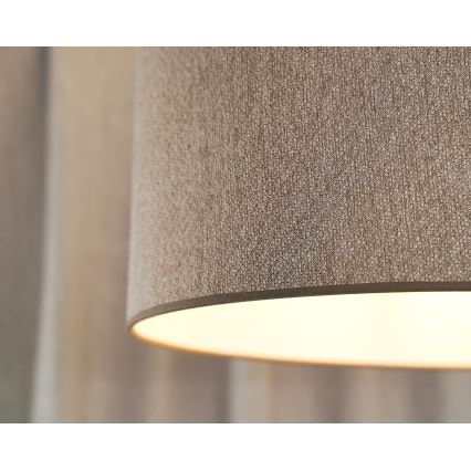 Duolla - Żyrandol natynkowy ROLLER ECO RECYCLING 1xE27/15W/230V śr. 45 cm brązowy