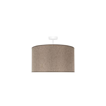 Duolla - Żyrandol natynkowy ROLLER ECO RECYCLING 1xE27/15W/230V śr. 45 cm brązowy