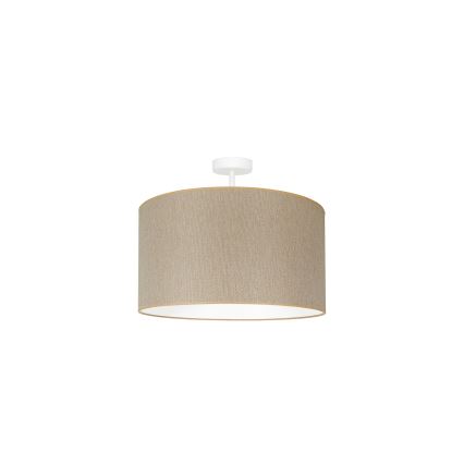 Duolla - Żyrandol natynkowy ROLLER ECO RECYCLING 1xE27/15W/230V śr. 45 cm kremowy