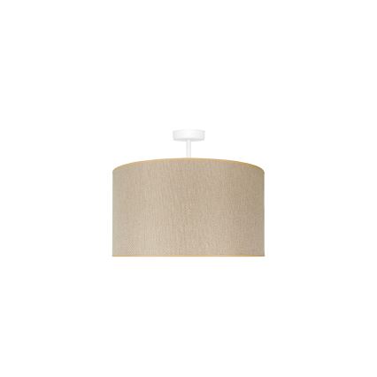 Duolla - Żyrandol natynkowy ROLLER ECO RECYCLING 1xE27/15W/230V śr. 45 cm kremowy