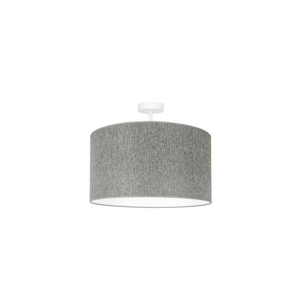 Duolla - Żyrandol natynkowy ROLLER ECO RECYCLING 1xE27/15W/230V śr. 45 cm szary