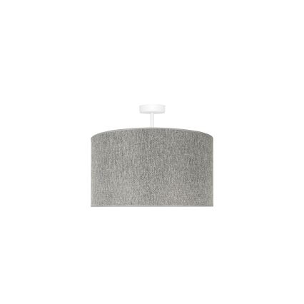 Duolla - Żyrandol natynkowy ROLLER ECO RECYCLING 1xE27/15W/230V śr. 45 cm szary