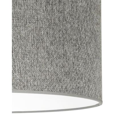 Duolla - Żyrandol natynkowy ROLLER ECO RECYCLING 1xE27/15W/230V śr. 45 cm szary