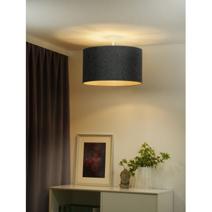 Duolla - Żyrandol natynkowy ROLLER ECO RECYCLING 1xE27/15W/230V śr. 45 cm zielony