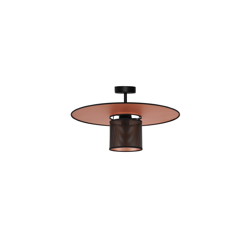 Duolla - Żyrandol natynkowy TOKYO SHINY 1xE27/15W/230V śr. 50 cm czarny/miedziany
