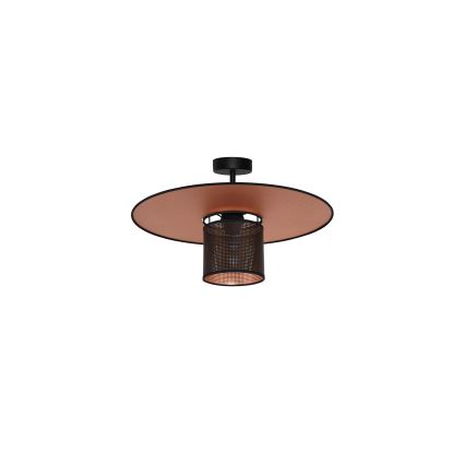 Duolla - Żyrandol natynkowy TOKYO SHINY 1xE27/15W/230V śr. 50 cm czarny/miedziany