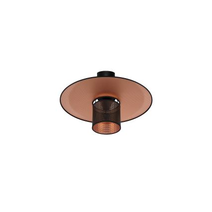 Duolla - Żyrandol natynkowy TOKYO SHINY 1xE27/15W/230V śr. 50 cm czarny/miedziany