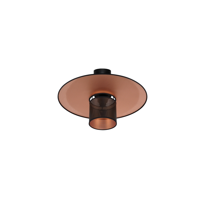 Duolla - Żyrandol natynkowy TOKYO SHINY 1xE27/15W/230V śr. 50 cm czarny/miedziany