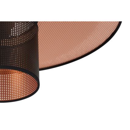 Duolla - Żyrandol natynkowy TOKYO SHINY 1xE27/15W/230V śr. 50 cm czarny/miedziany