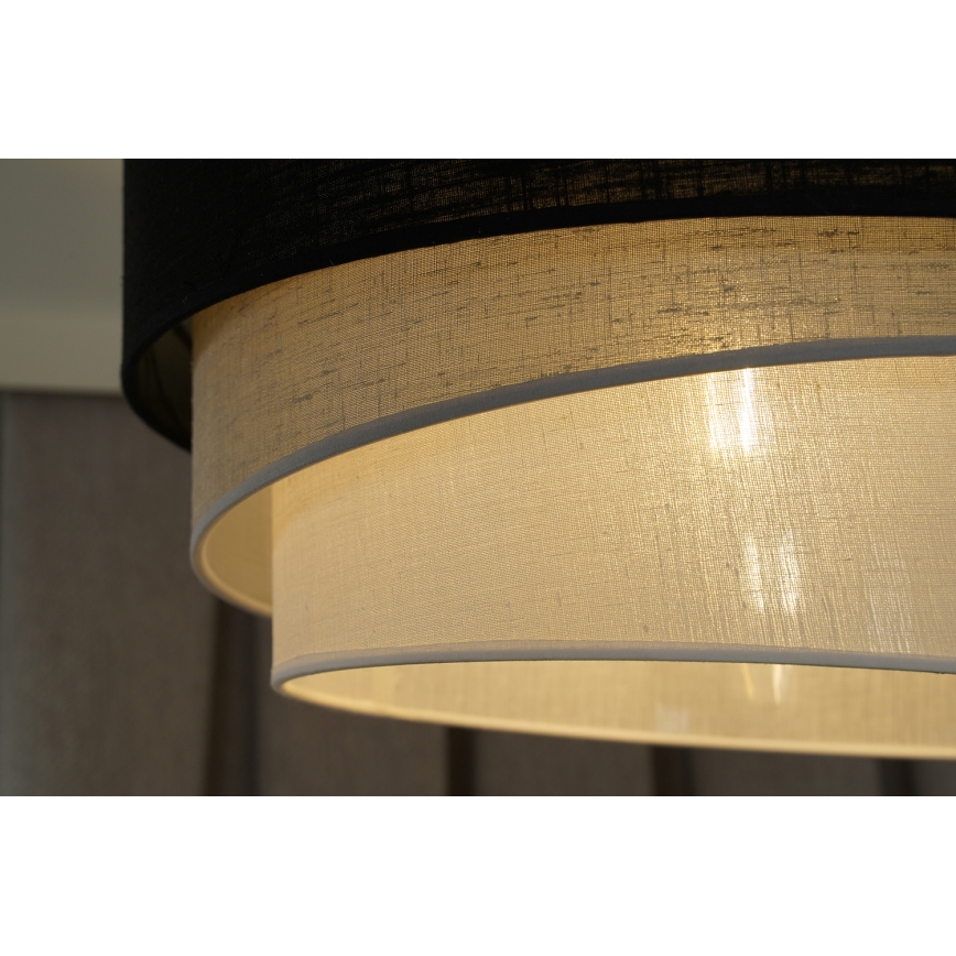 Duolla - Żyrandol natynkowy TRIO 1xE27/15W/230V śr. 45 cm zielony/szary/biały