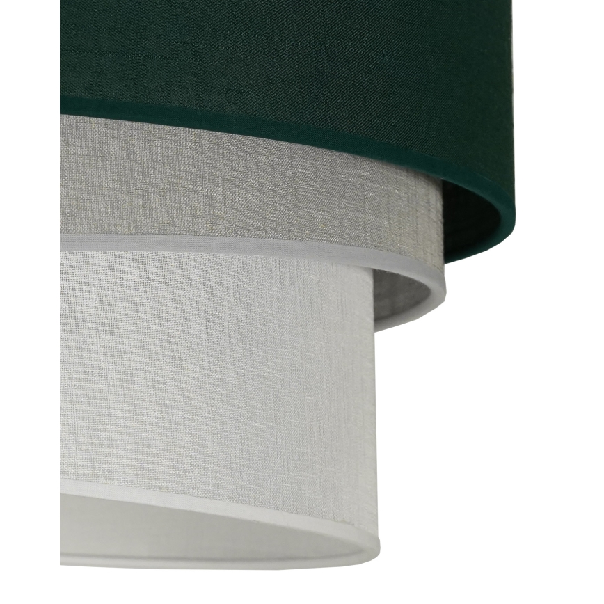 Duolla - Żyrandol natynkowy TRIO 1xE27/15W/230V śr. 45 cm zielony/szary/biały