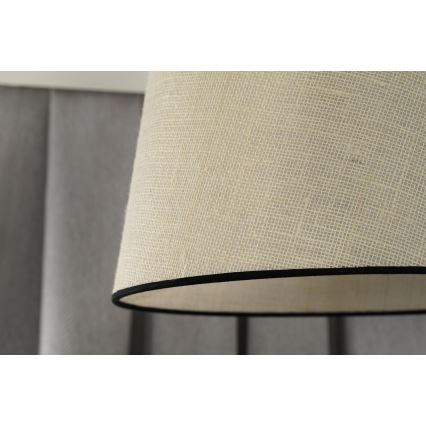 Duolla - Żyrandol natynkowy YUTE 1xE27/15W/230V śr. 38 cm szary/czarny